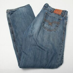 Wrangler 20X Jeans Mens 38x36 Blue Straight Leg Western Classic Denim Pants